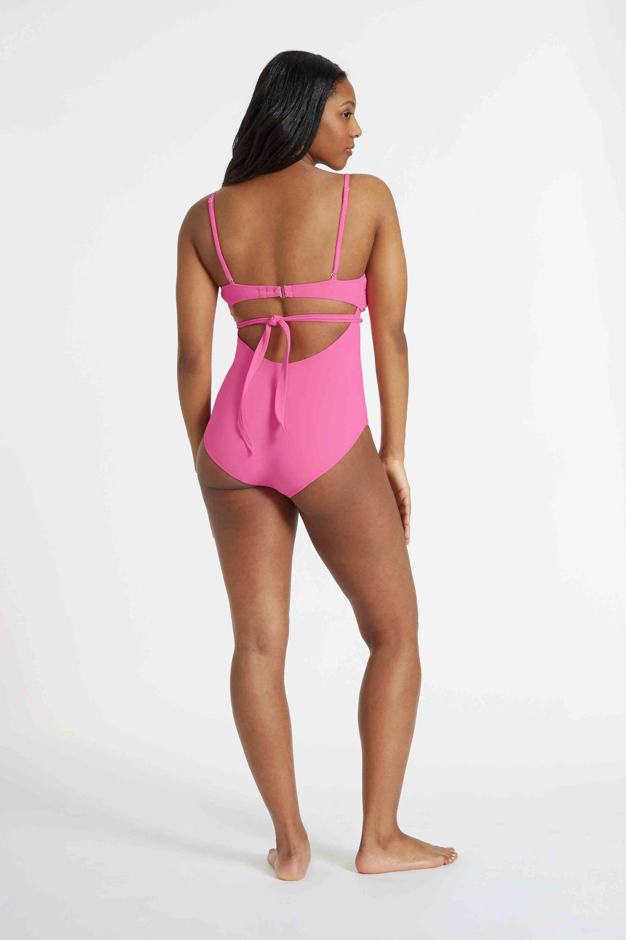 Free As The Sea Teal Cross Halter Neck One Piece Swimsuit FINAL SALE – Pink  Lily